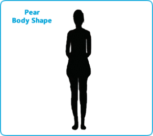 fat pear shaped body