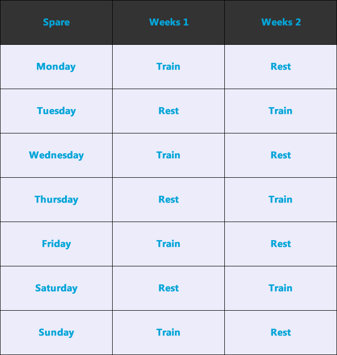 Two week regime example