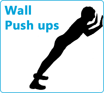 wall push ups