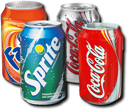 soda cans